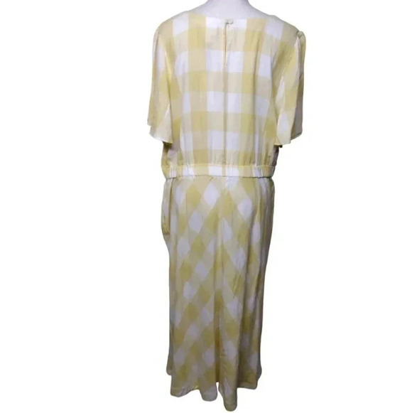 Liz Claiborne Yellow Plaid Dress - Picture 13 of 13